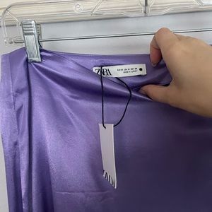 Purple Zara skirt